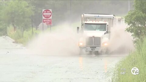 Speaking with MDOT spokesperson about the flooding