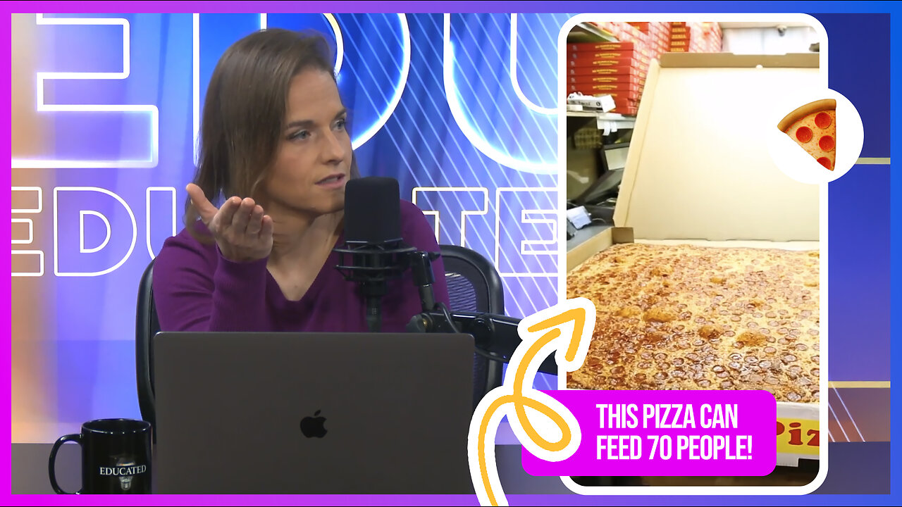 🍕Massive Pizza Can Feed 70 People!