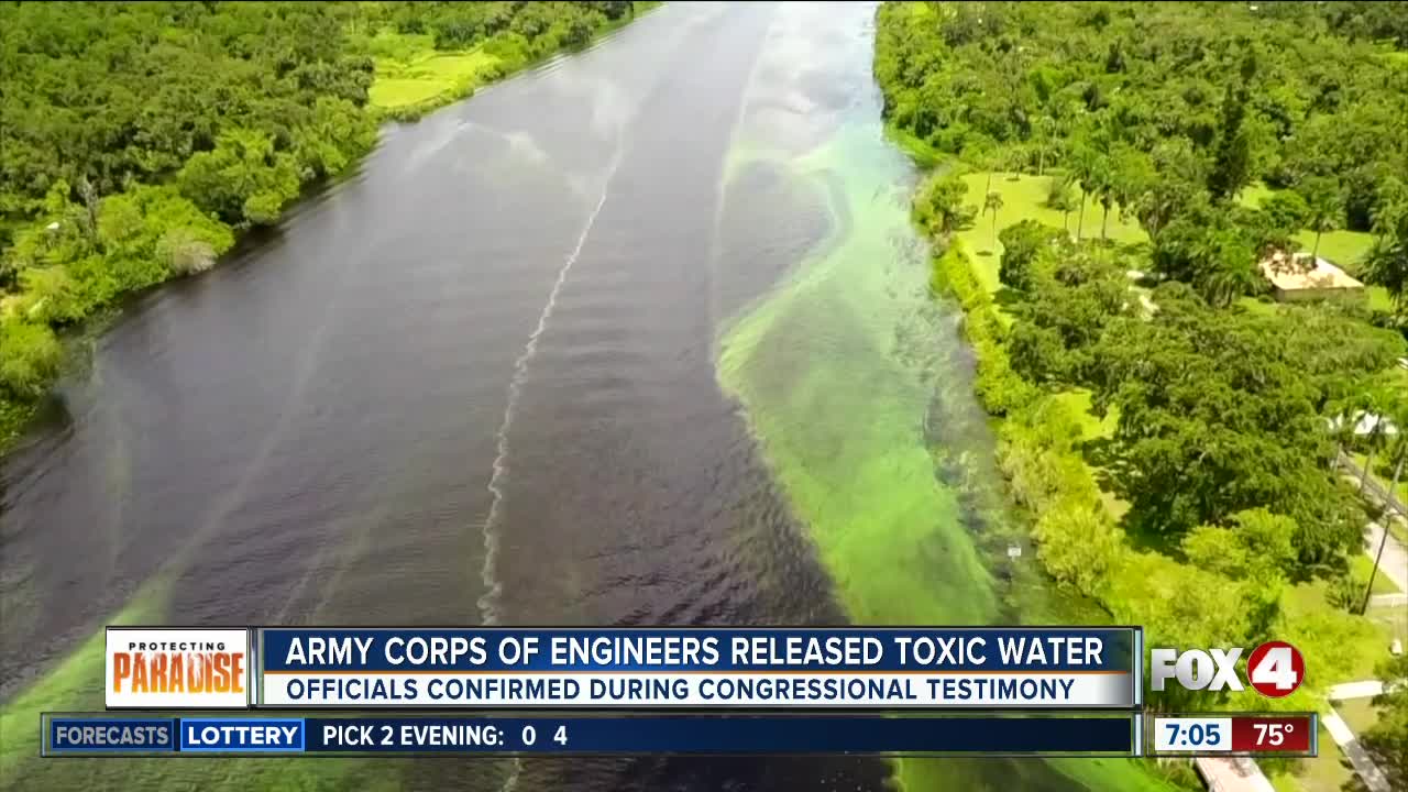 Army Corps admits to releasing toxic water into Caloosahatchee River