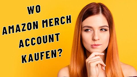 Hier kannst du Amazon Merch on Demand Accounts kaufen!