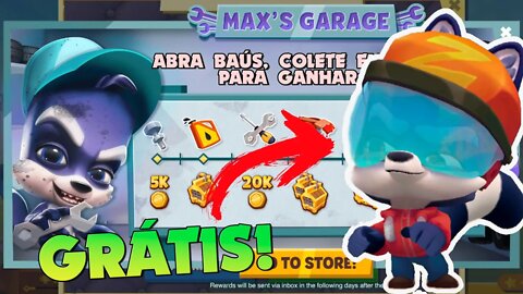 GRÁTIS | MAX PILOTO DE CORRIDA NOVA SKIN E NOVO EVENTO ZOOBA