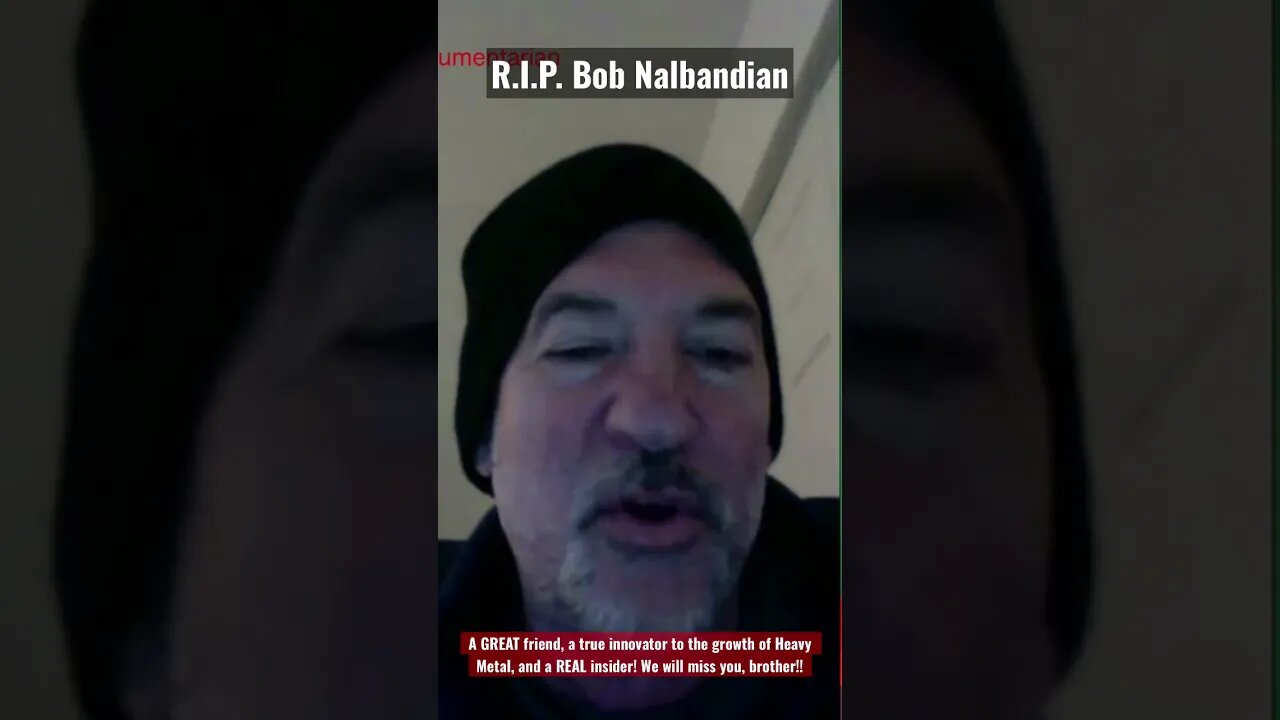 #RIP #BobNalbandian!