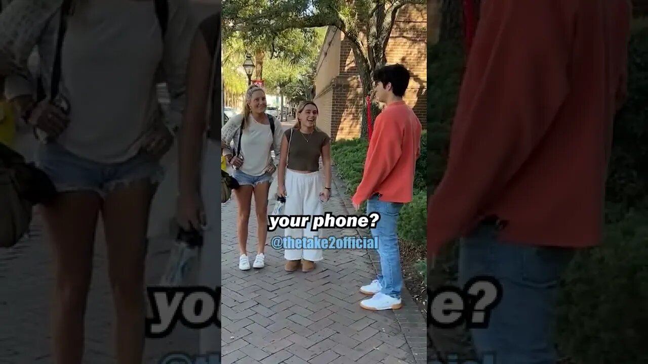 She spends How much TIME on her PHONE?? 😮 | Street Interviews #shorts