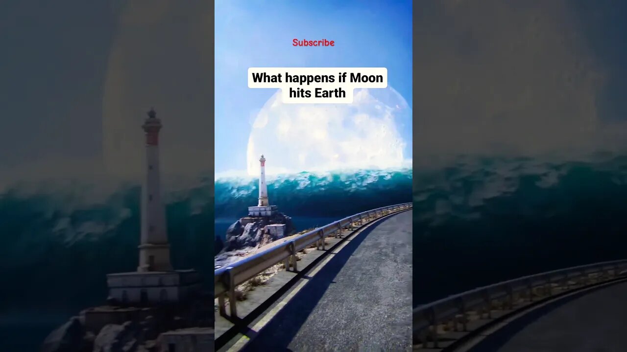 If Moon 🌙 Hits Earth 🌏 || #moon #earth #chandrayan3