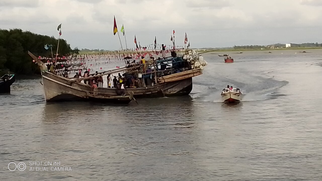 My journey on river by a boat. Wow! What a experience.