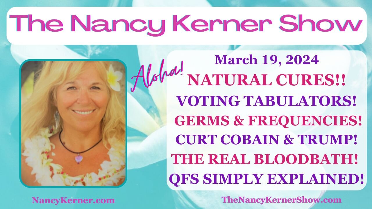 Natural Cures!! Voting TABULATORS! The REAL "Bloodbath"! QFS SIMPLY EXPLAINED!