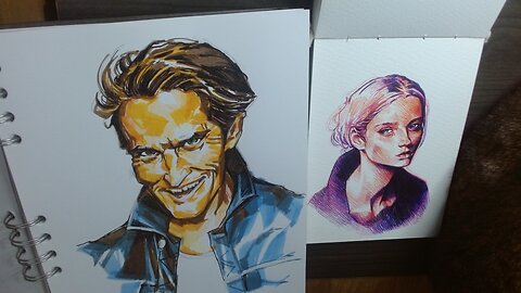 watercolor and inking dreams