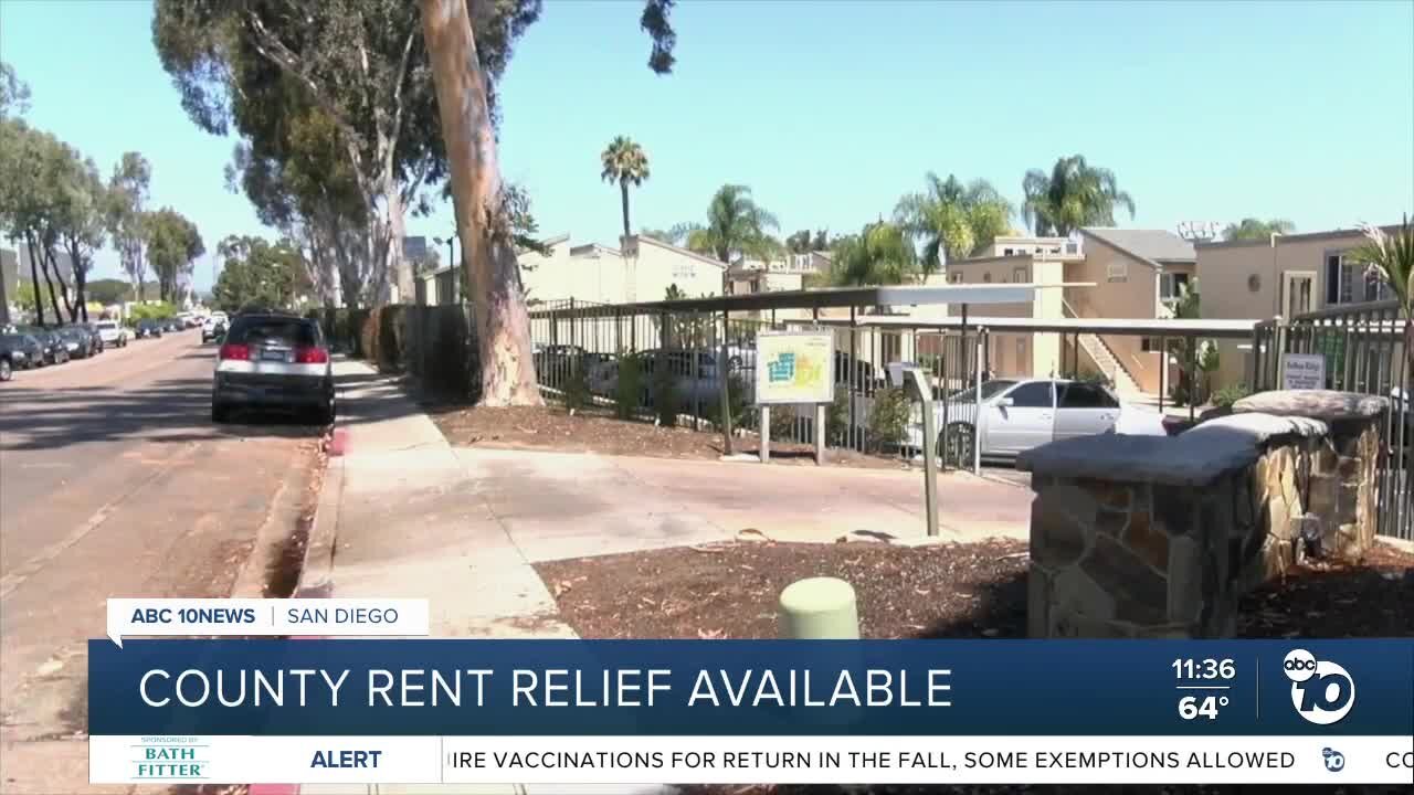 County rent relief available