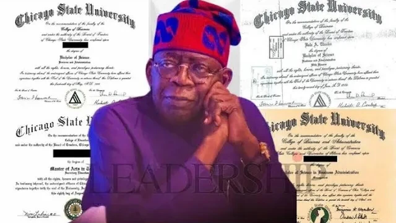 throwback what Tinubu said about CSU Certificate submitted causing reactions in Nigeria.