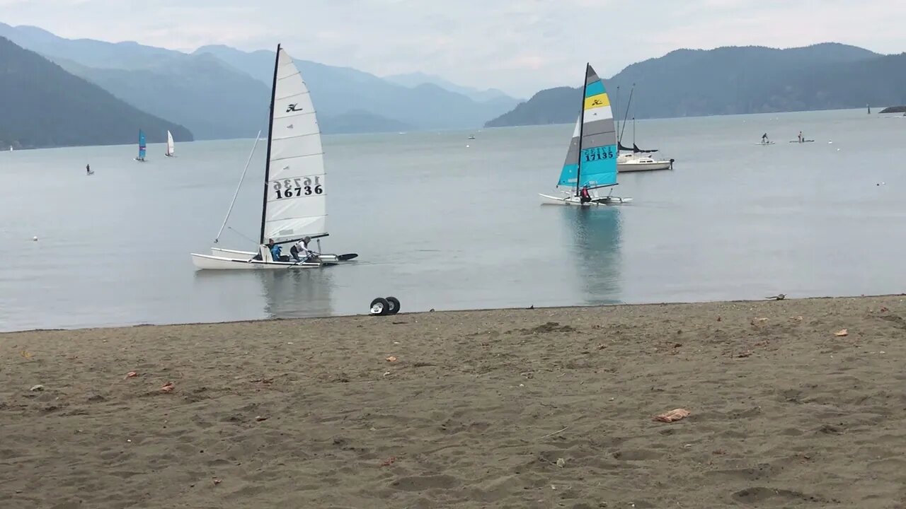 Hanging out at the beach