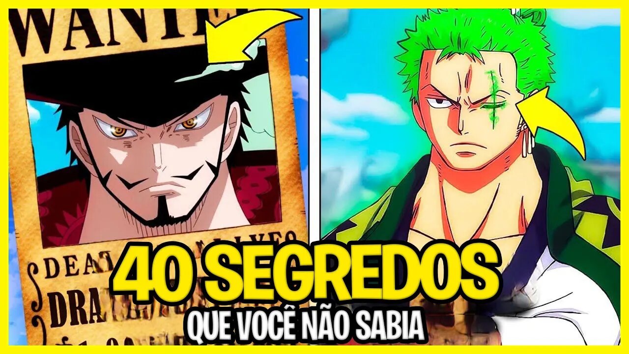 40 segredos de ONE PIECE que você NÃO Sabia!