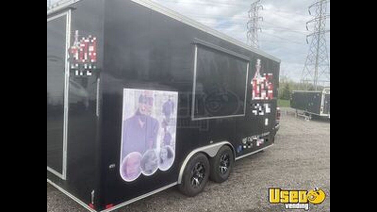 2021 8.5' x 18' Worldwide Kitchen Food Trailer | Mobile Food Unit for Sale in Michigan!