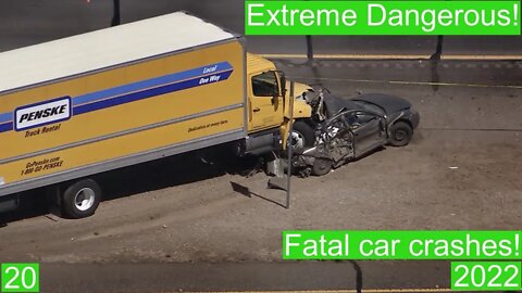 Extreme Dangerous! Fatal car crashes 20- 2022