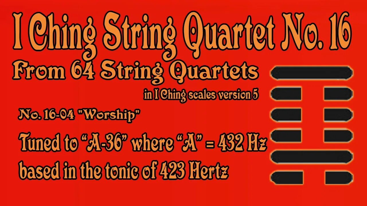 Richard #Burdick's #String #Quartet No. 16, Op. 308 No.16 - tuned to 423 Hz.