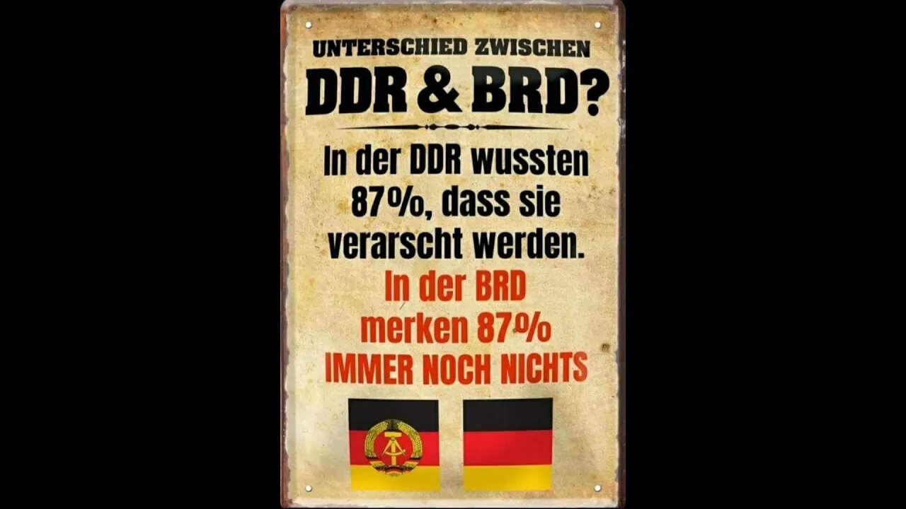 Unterschied zwischen DDR und BRD? #shorts