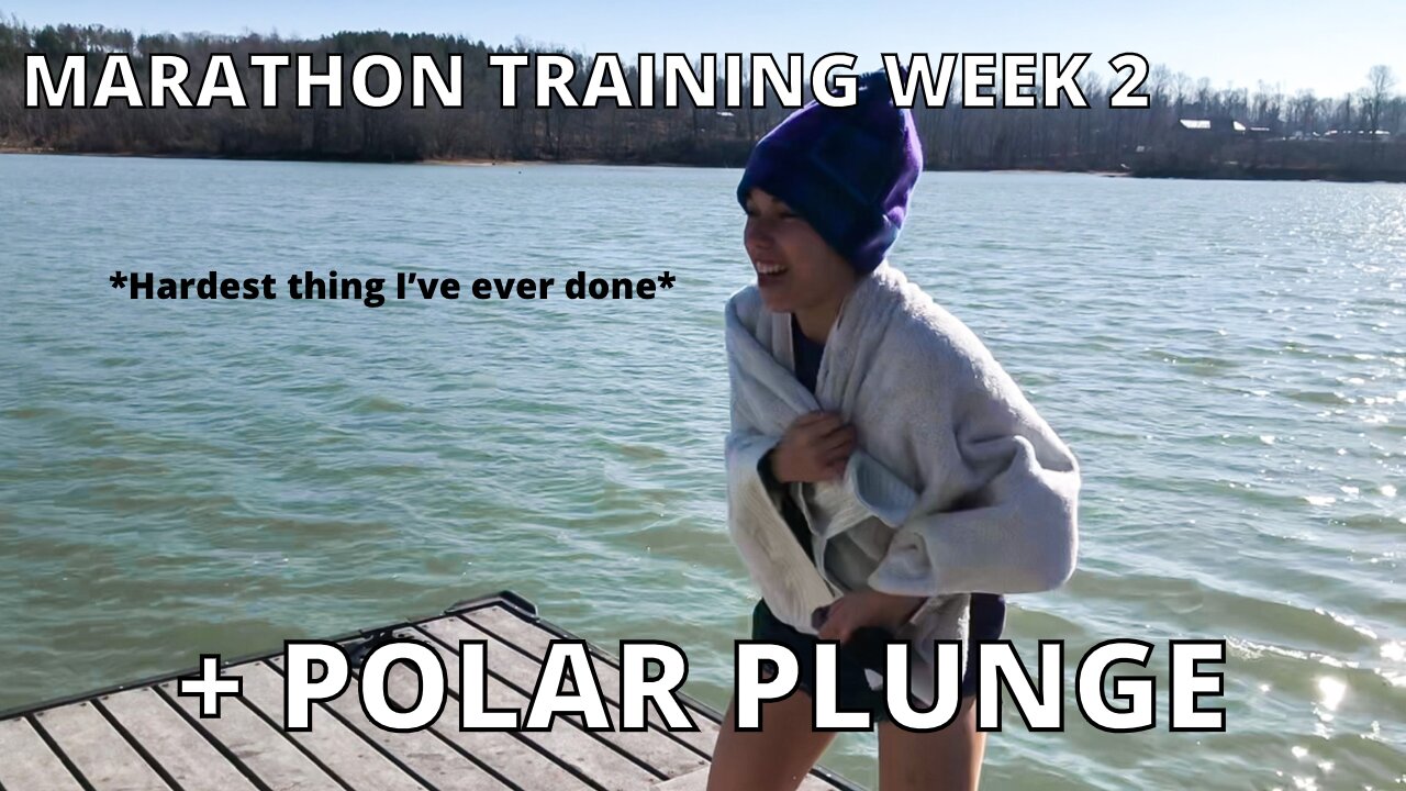 A week of running *I JUMPED IN A FREEZING RIVER*