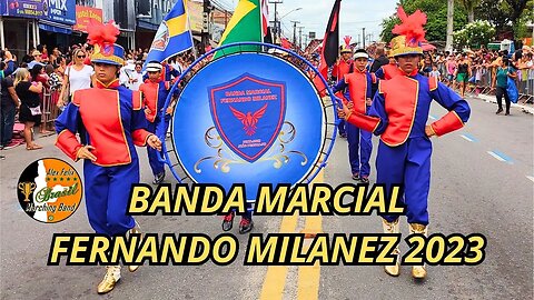 BANDA MARCIAL FERNANDO MILANEZ 2023 - DESFILE CÍVICO 2023 NO BAIRRO DE MANGABEIRA - PB.