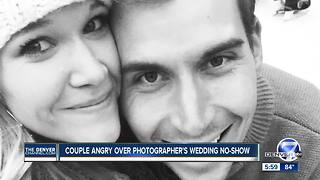 Couple angry over photographer's wedding no-show