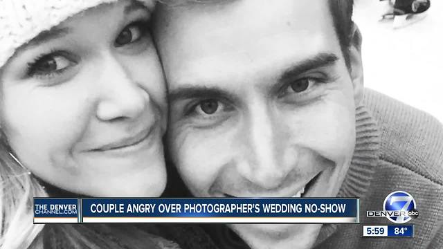 Couple angry over photographer's wedding no-show