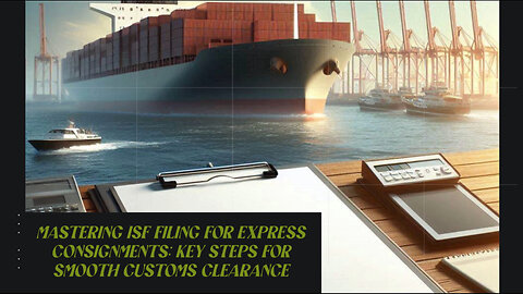 The Importance of Customs Bonds in ISF Filing for Express Consignments