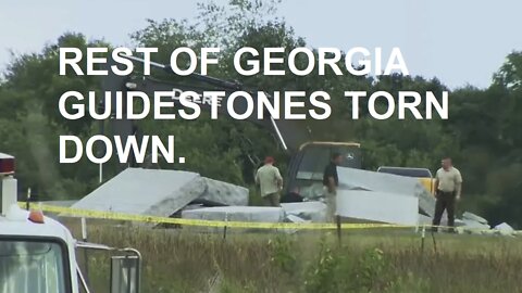 The Georgia Guidestones Completely Demolished After Explosion