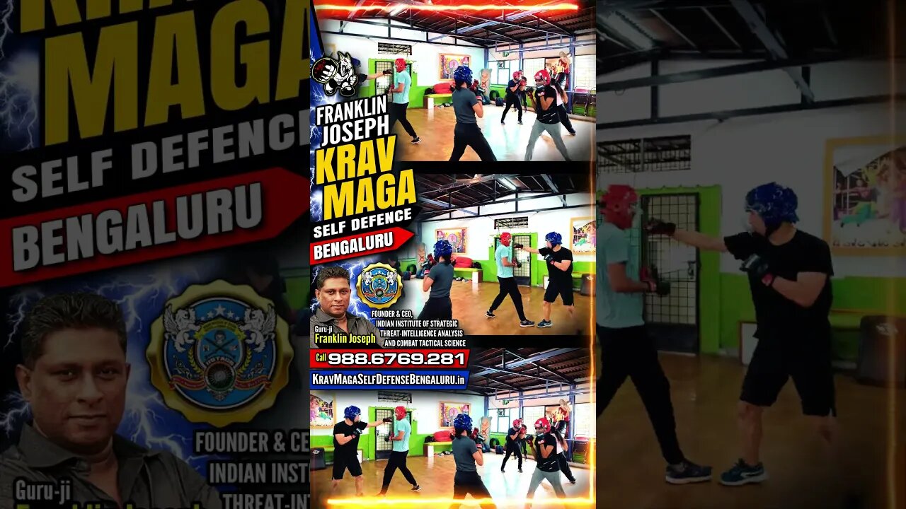 Krav Maga Bengaluru (Self Defense) Franklin Joseph for all Men, Women, Teen & Kids #KravMaga #Shorts