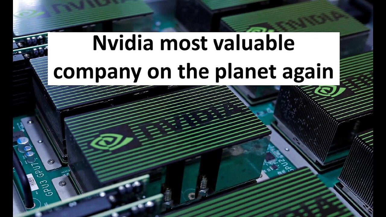 Nvidia overtakes Apple most valuable company