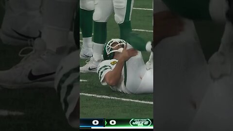 Aaron Rodgers goes down injured in his 1st series as a Jet! #sportsbettingpicks #nfl #jets