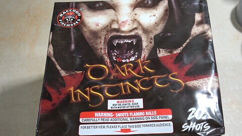 Dark Instincts 20 shot 500g cake by Raccoon