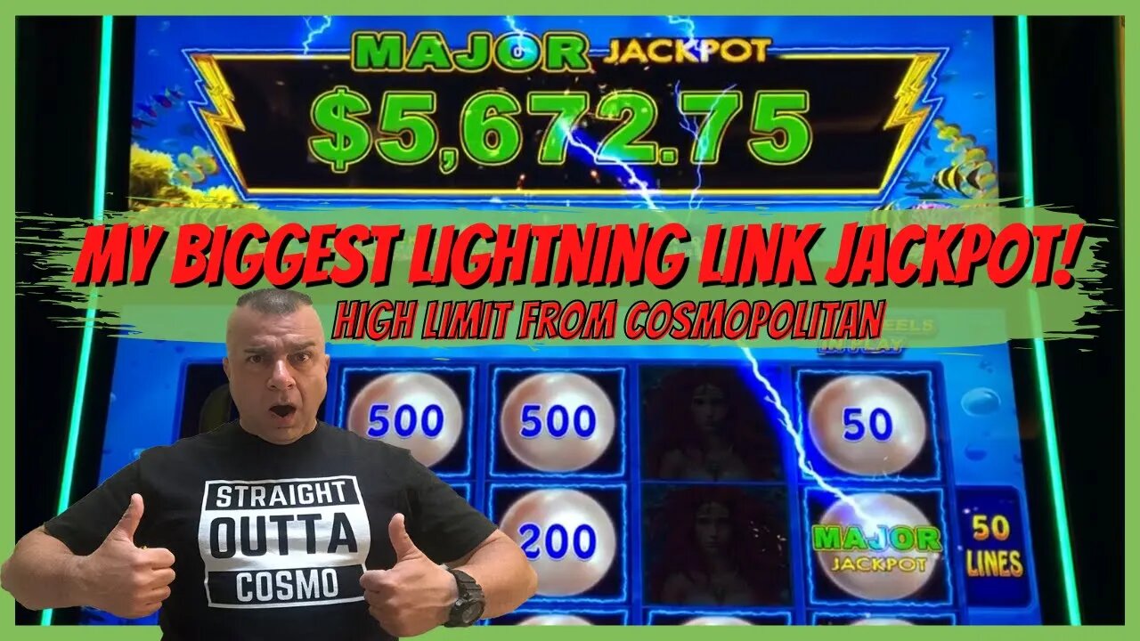 💥My Biggest Jackpot Handpay EVER - On Magic Pearl Lightning Link!💥