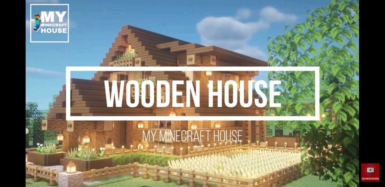 Minecraft:how to build a big wooden house easily