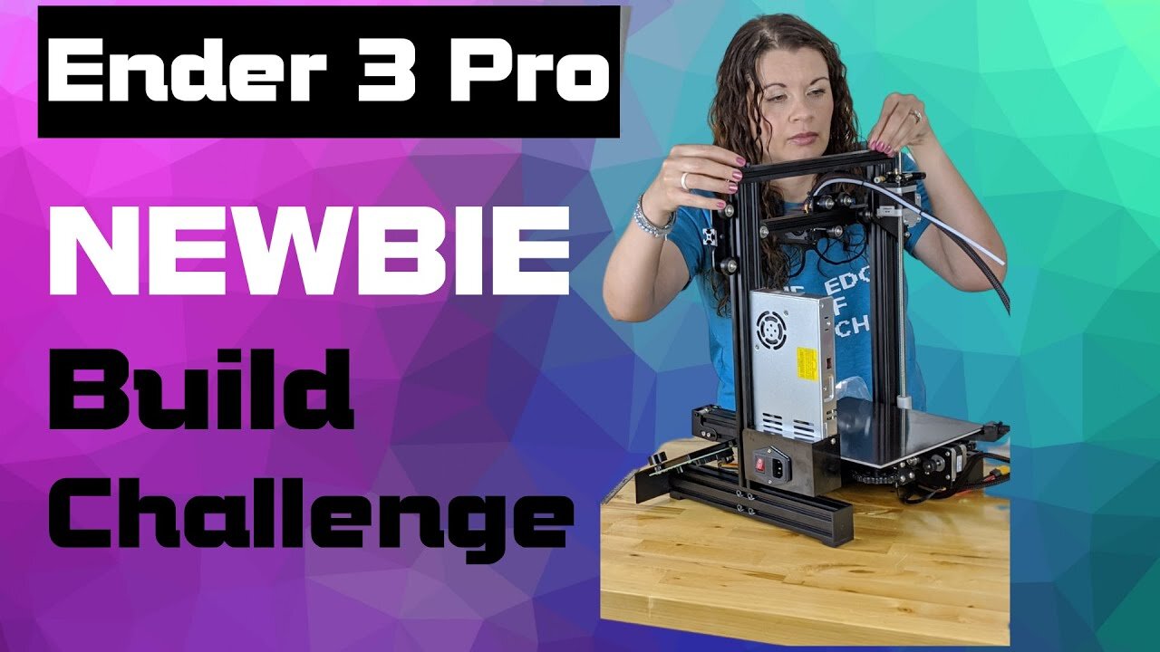 I challenged my wife to build a Creality Ender 3 Pro 3D Printer