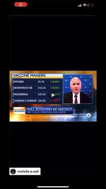 The efficiency of the vaccine