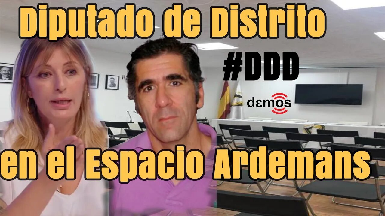 Diputado de Distrito en el Espacio Ardemans de Madrid