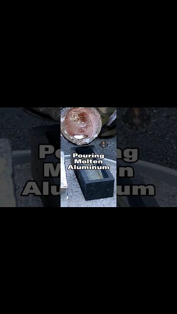 Melting and Pouring Aluminum into Ingots