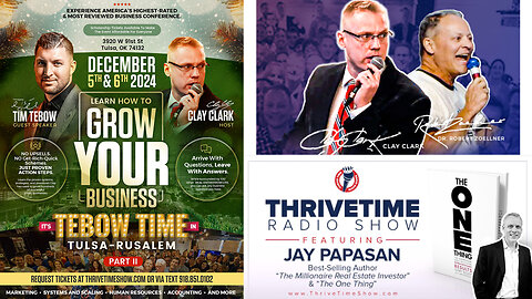 Business Conference | How Super Successful People Get So Much Done with Jay Papasan the co-author of the NY Times Bestselling Book, The One Thing + Join Tim Tebow At Clay Clark's Dec. 5-6 Business Workshop!