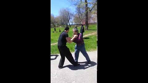 Push Hands with Master Benjamin Wu - World Tai Chi Day NYC 2015