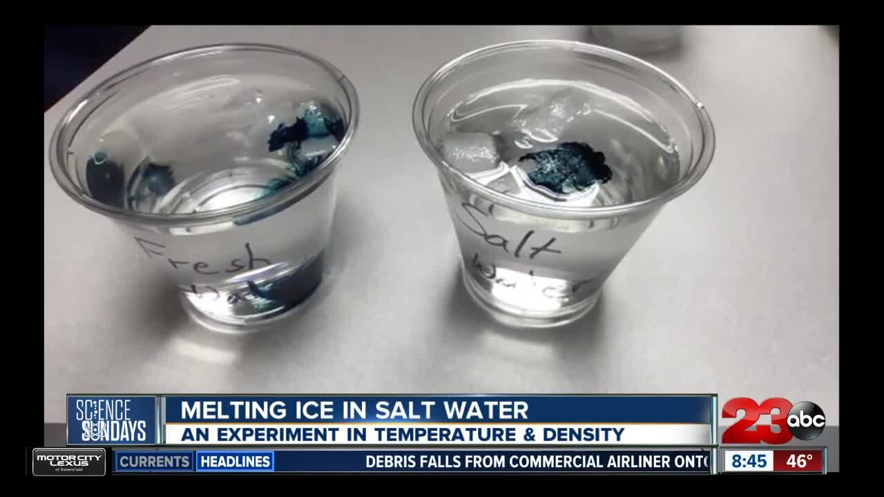 Science Sunday: Melting ice in salt water