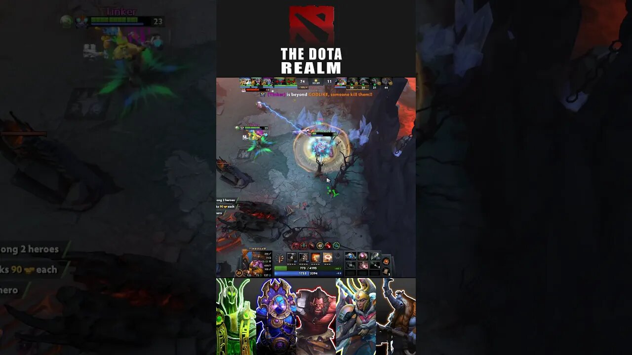 Crazy Rampage !!! | Timbersaw | #dota2