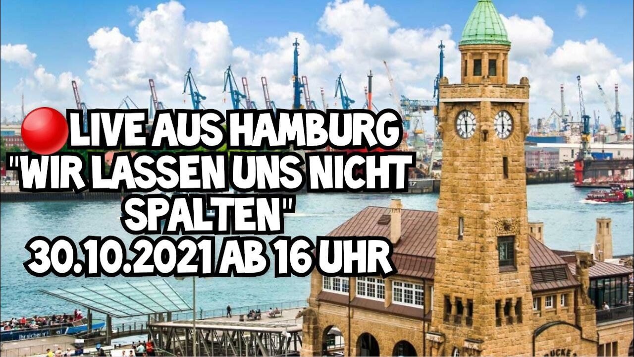 " Wir lassen uns nicht spalten " Marsch - Hamburg 30.10.2021