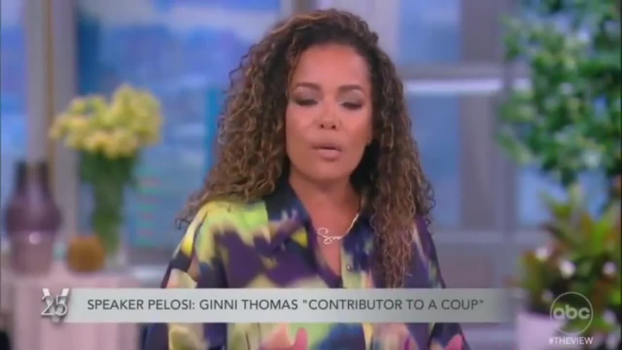 The View Hack Sunny Johnson Forced To Read Legal Note After Smearing Ginni Thomas On Air