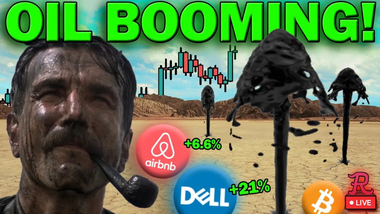 Bitcoin LIVE - OIL BOOMING, STOCKS MELTING UP, CRYPTO ROLLING OVER