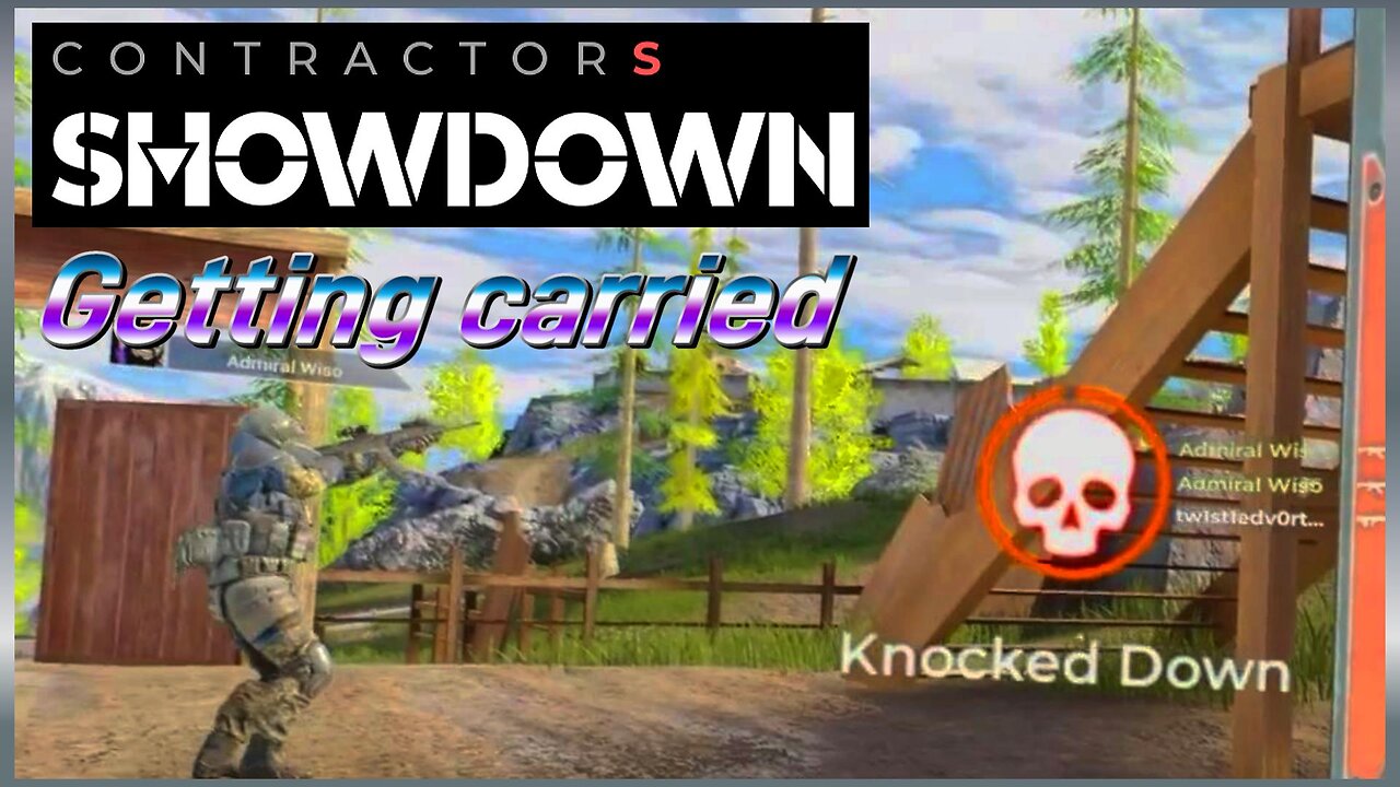 Getting shot at for 20 minutes straight! | Contractors Showdown | 4th Win!