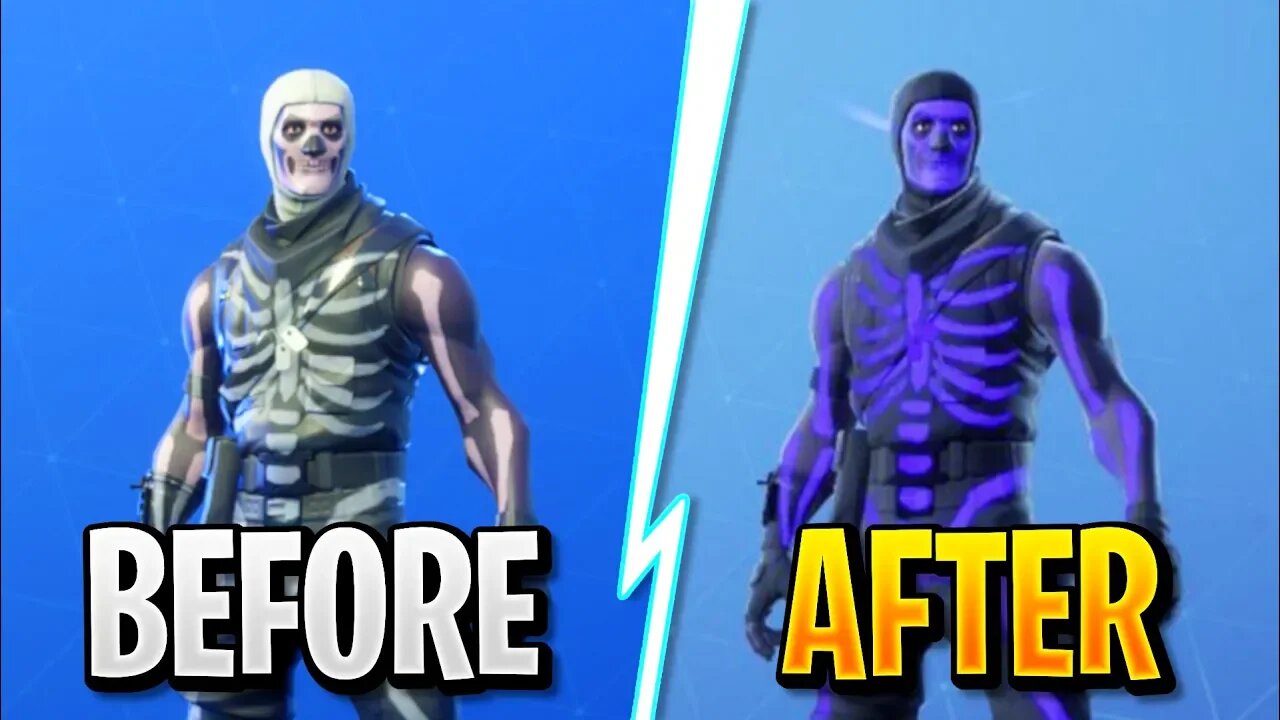 How To "UPGRADE SKULL TROOPER" Skin in Fortnite! (Exclusive FREE PURPLE SKULL TROOPER COLOR Upgrade)