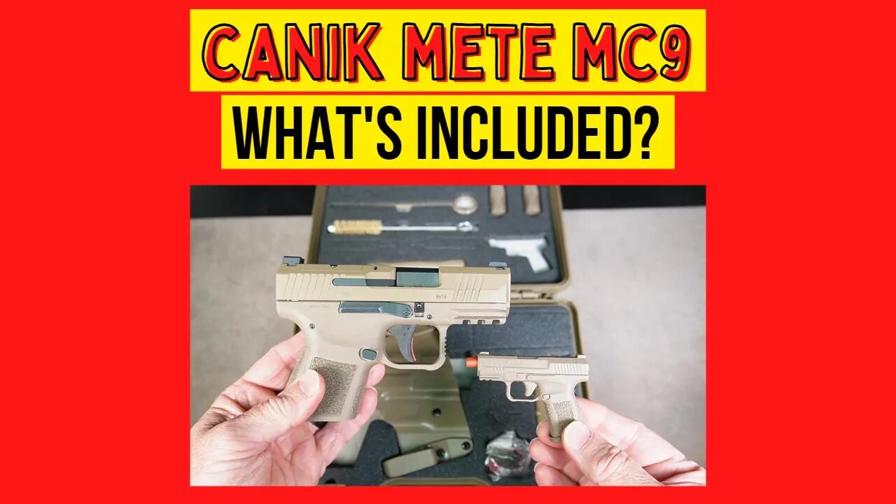 Canik METE MC9 9mm pistol. What is included? #canik #unboxing