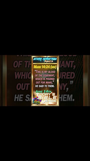 JUN 14, 2023 | The Blood That Changed The World Forever - World Blood Donor Day - Mark 14:24 (NIV)