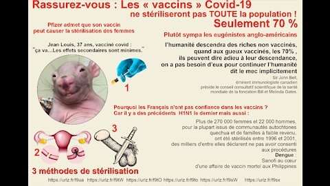 Vaccins anti-covid 19 : il est encore temps de dire NON !