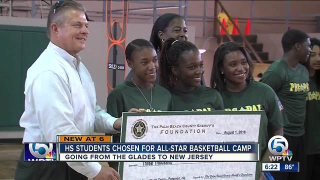 Local high school students chosen for all-star basketball camp