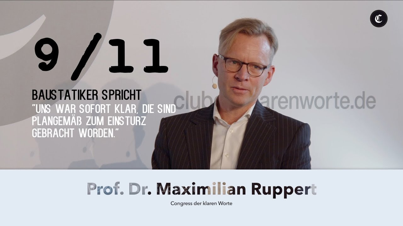 Exklusiv: Deutscher Baustatik-Experte Prof. Dr. Ruppert bricht sein Schweigen zum 11. September🙈