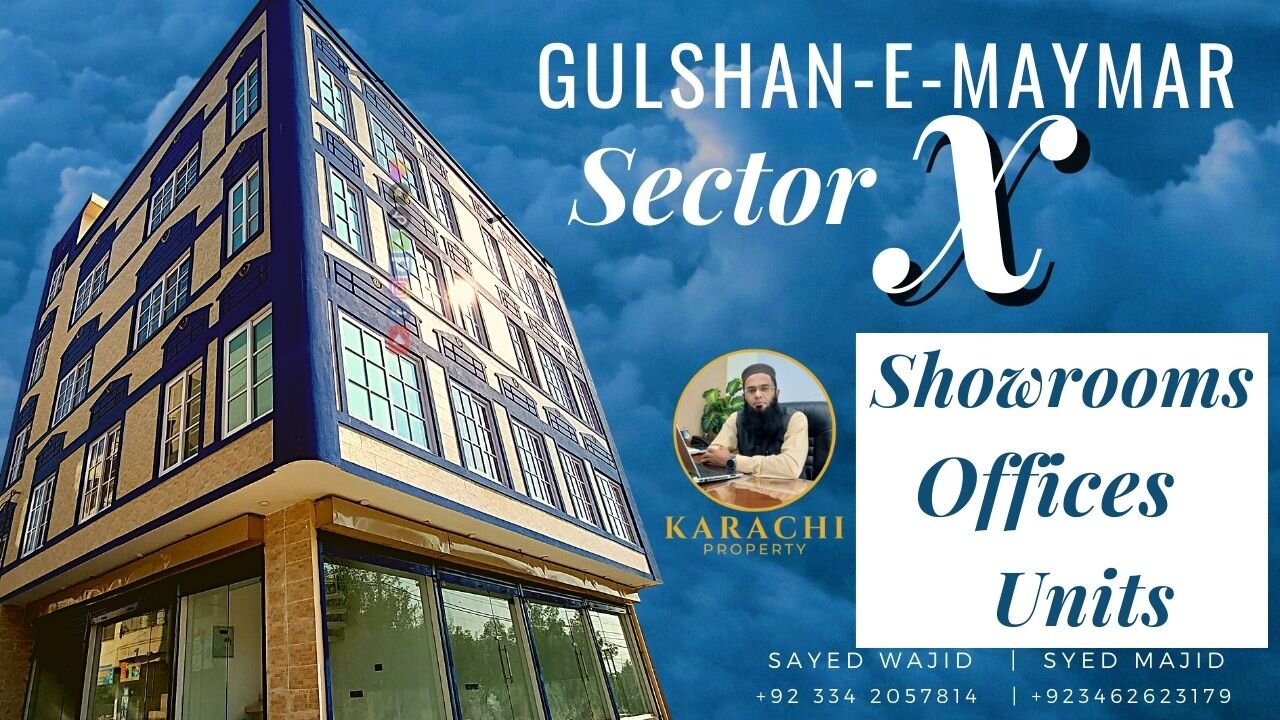 Good Investment Option - Commercial Showrooms and Offices Gulshan-e-Maymar